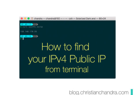 cara melihat ip public