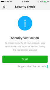 WeChat Security Verification